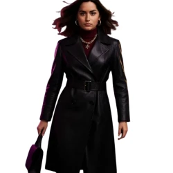 Ballerina 2025 Catalina Sandino Moreno Leather Coat