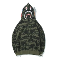 Bape A Bathing Ape Shark green Hoodie 
