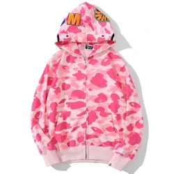 Bape Camo Pink Shark Hoodie Bape Camo Pink Shark Hoodie