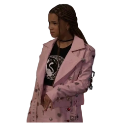 Billie Wizards Beyond Waverly Place 2024 Pink Heart Coat