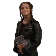 Billie Wizards Beyond Waverly Place Black Cropped Jacket