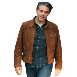 Bobby Cannavale Scarpetta Suede Leather Jacket