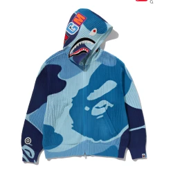 Bape Camo Crochet Shark Hoodie Bape Camo Crochet Shark Hoodie