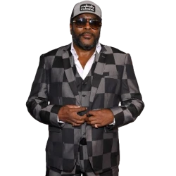 Chad Coleman Checked Coat