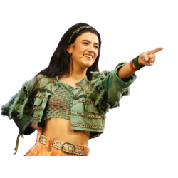 Charli D Amelio Green Distressed Denim Jacket