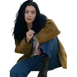 Charli XCX Faces of Death Brown Jacket