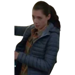 Chicago Fire S10 Hanako Greensmith Blue Puffer Jacket