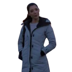 Chicago Fire S10 Miranda Rae Mayo White Puffer Coat