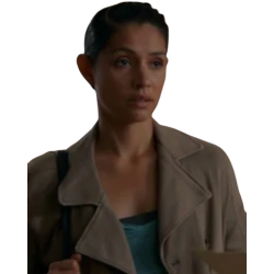 Chicago Fire S13 Stella Kidd Crop Trench Coat Chicago Fire S13 Stella Kidd Crop Trench Coat