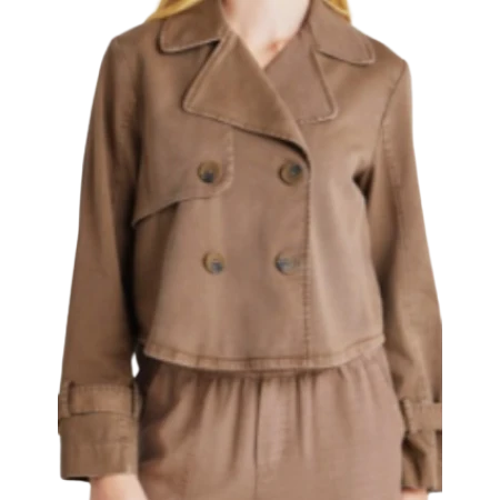 Chicago Fire S13 Stella Kidd Crop Trench Coat