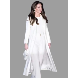 Christmas Carol Kate Middleton White Coat Christmas Carol Kate Middleton White Coat