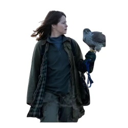 Claire Foy H Is for Hawk Green Jacket