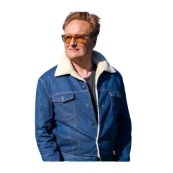 Conan O Brien Must Go S02 Sherpa Denim Jacket