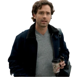 Confessions Of A Christmas Letter Alec Santos Black Fur Collar Jacket