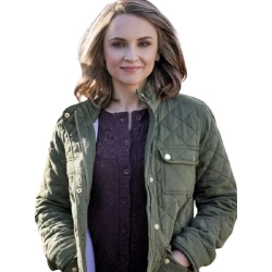 Valentine in the Vineyard Rachael Leigh Cook Green Jacket