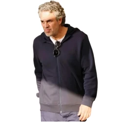 Crime 101 Mark Ruffalo Blue Hoodie