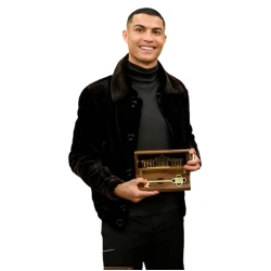 Cristiano Ronaldo Black Velvet Jacket