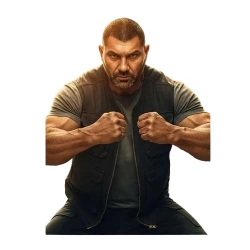 Dave Bautista The Wrecking Crew Black Vest