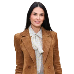 Demi Moore Inspired Style from Landman Photocall Jacket
