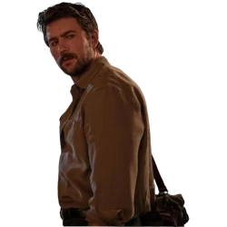 Drop 2025 Brandon Sklenar Beige Shirt