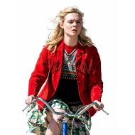 Elle Fanning Margos Got Money Troubles Red Jacket