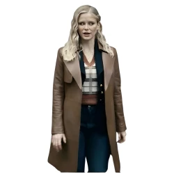 Erin Moriarty The Boys S04 Leather Coat