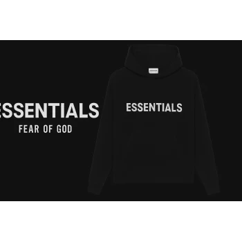 Essentials Black Hoodie Discover the Style and Comfort of Fear of God Streetwear