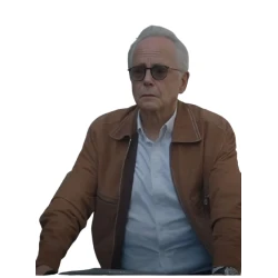 Fabrice Luchini Victor Like Everyone Else Brown Jacket     