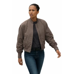 Fola Evans Akingbola The Night Agent Brown Jacket Fola Evans Akingbola The Night Agent Brown Jacket