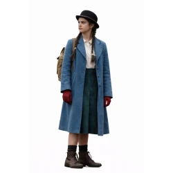 Freak Out Aurora Giovinazzo Blue Coat Freak Out Aurora Giovinazzo Blue Coat