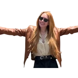 Freakier Friday Lindsay Lohan Brown Leather Jacket Freakier Friday Lindsay Lohan Brown Leather Jacket