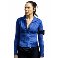 Gal Gadot The Runner 2026 Blue Track Jacket