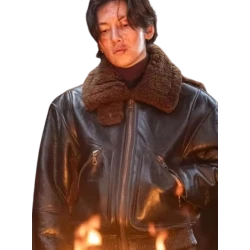 Gangnam B Side Yoon Gil ho Faux Shearling Jacket