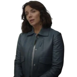 Heartland S17 Michelle Morgan Green Leather Jacket