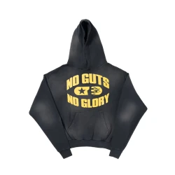 Hellstar No Gut No Glory Black Pullover Hoodie
