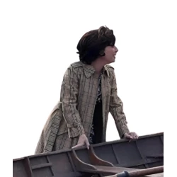 House Of Gucci Lady Gaga Checkered Coat