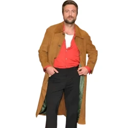 Housemaid New York Screening Brandon Sklenar Coat