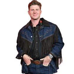 Hunter Woodhall Fringe Denim Jacket