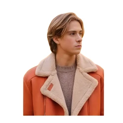 Ici Tout Commence Cesar Verneuil Shearling Coat