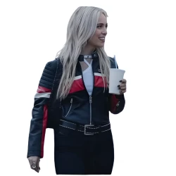 Idolos Ana Mena Black Leather Jacket