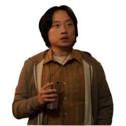 Interior Chinatown Jimmy O Yang Brown Hoodie