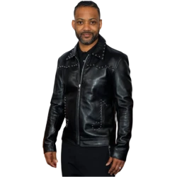 JB Gill UK Premiere Black Studded Jacket