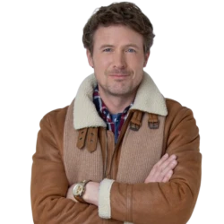 John Reardon Believe in Christmas Ethan Brown Jacket