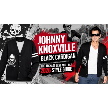 Johnny Knoxville Black Cardigan The Jackass Best and Last 2026 Style Guide