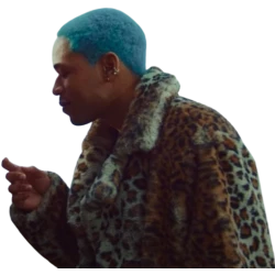 Kelvin Harrison Jr O Dessa 2025 Euri Leopard Coat