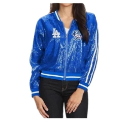 LA Dodgers Blue Fleece Jacket LA Dodgers Blue Fleece Jacket