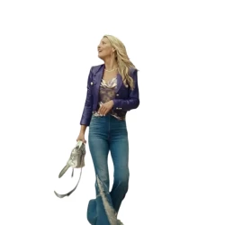 Landman S02 Ali Larter Cropped Leather Jacket