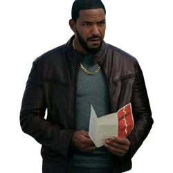 Laz Alonso The Boys Brown Leather Jacket
