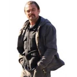 Leonardo DiCaprio Gray Hooded Jacket