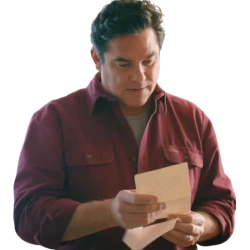Letters At Christmas 2024 Dean Cain Wool Jacket